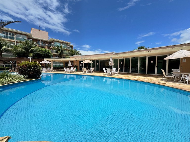 Cobertura Duplex no Palm Beach para 8 Pessoas