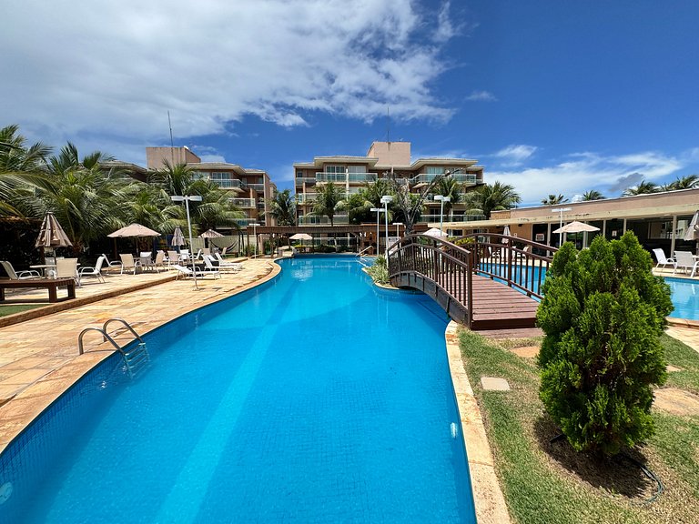 Cobertura Duplex no Palm Beach para 8 Pessoas