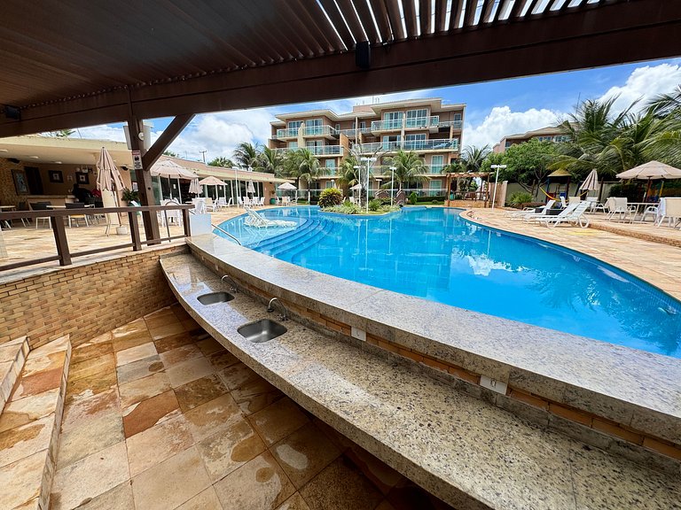 Cobertura Duplex no Palm Beach para 8 Pessoas