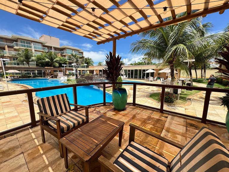 Cobertura Duplex no Palm Beach para 8 Pessoas