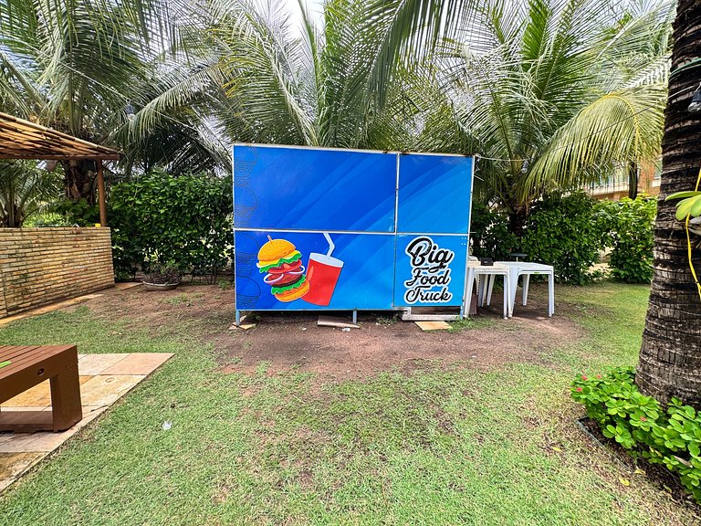 Cobertura Duplex no Palm Beach para 8 Pessoas