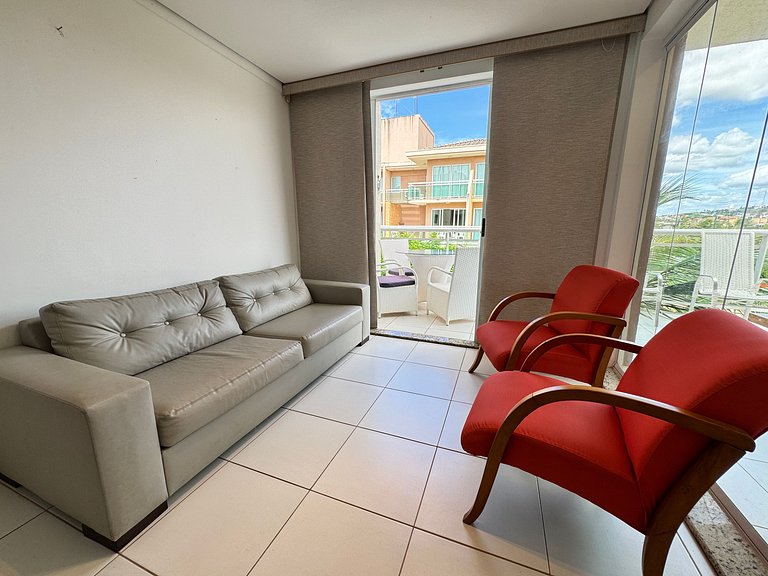 Cobertura Duplex no Palm Beach para 8 Pessoas